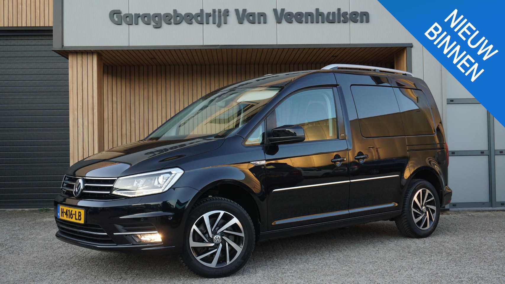 Volkswagen Caddy - 1.4 TSI 125pk DSG 5-Zits LED Navi Trekhaak 2x Schuifdeur Stoelverwarming APP-Connect *Unie - AutoWereld.nl