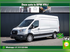 Ford Transit - | L3H3 | 130Pk | Inrichting | 3-Zits | Camera | Cruise | PDC | Airco