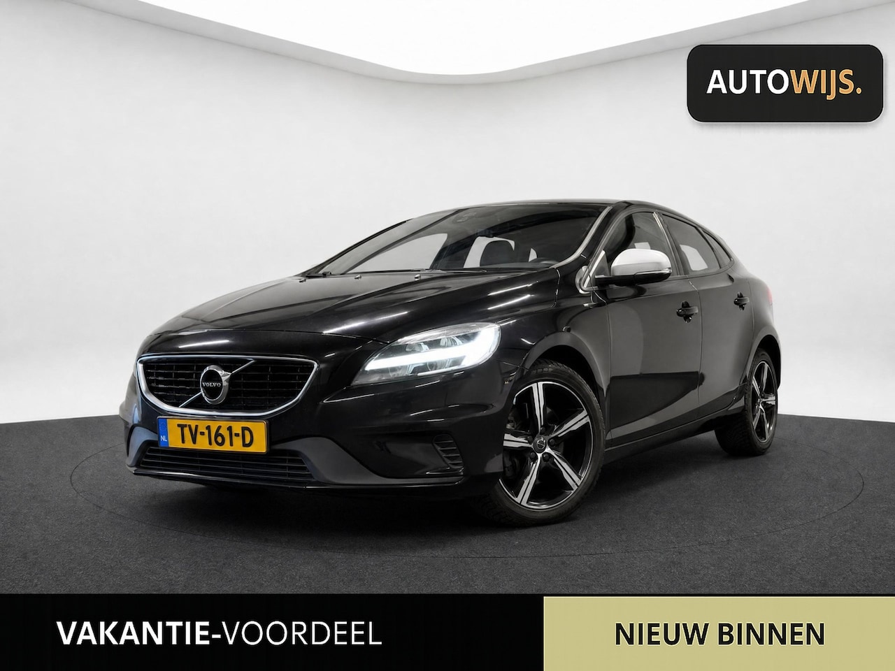 Volvo V40 - 2.0 D2 Kinetic|R-DESIGN|AUT|ALCANTARA|120PK|NAVI|GOED ONDERHOUDEN - AutoWereld.nl