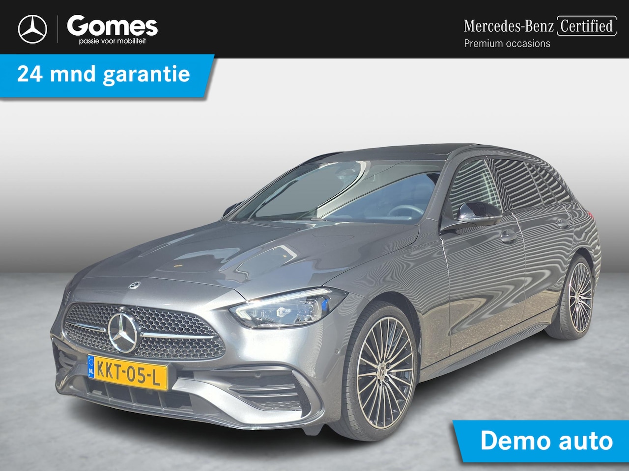 Mercedes-Benz C-klasse Estate - 300 e Business Solution AMG | Panoramadak | Memory | Trekhaak - AutoWereld.nl