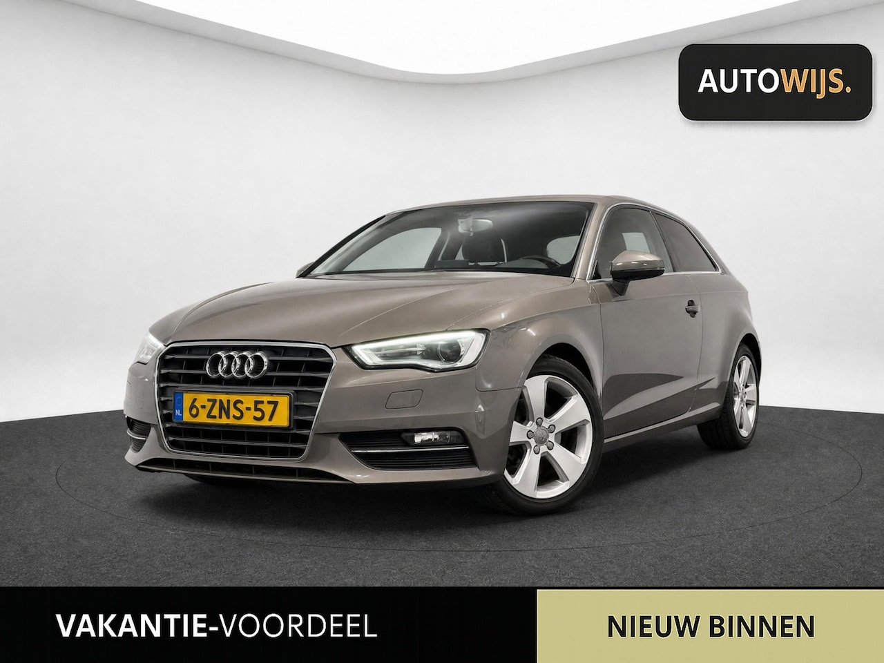 Audi A3 - 1.4 TFSI Ambition Pro Line S|AUT|CLIMA|NAVI|STOELVERW|HALF LEER - AutoWereld.nl