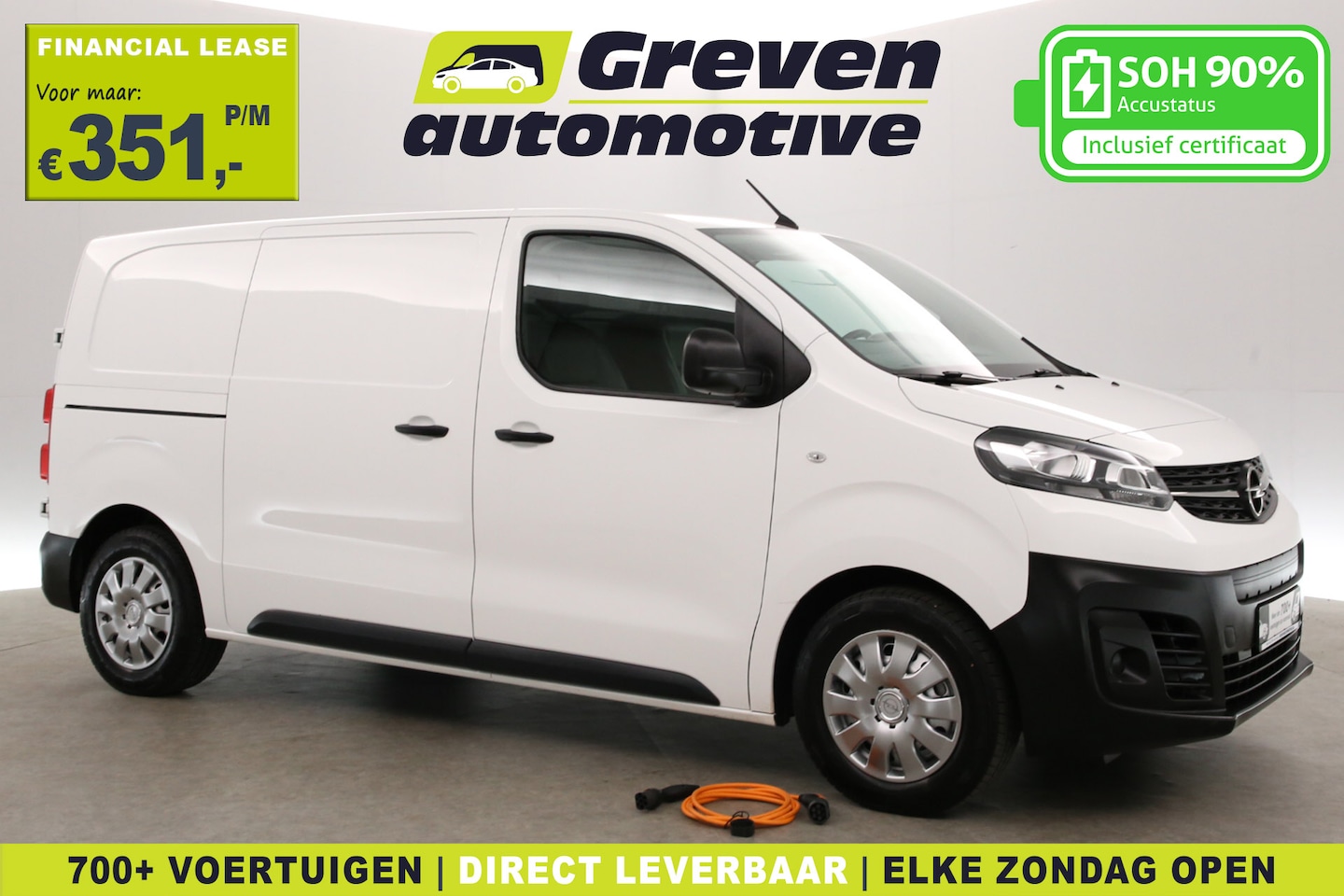 Fiat E-Scudo - Opel Vivaro-e 75 kWh L2H1 | Snelladen | SOH 90% | Airco | Cruise | Trekhaak | Parkeersens. - AutoWereld.nl