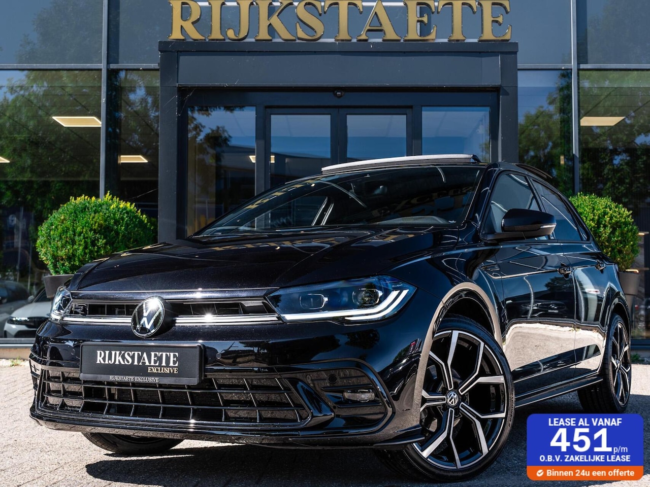 Volkswagen Polo - 1.0 TSI R-Line|PANO|IQ LED|CAMERA|ACC|SFEERV - AutoWereld.nl