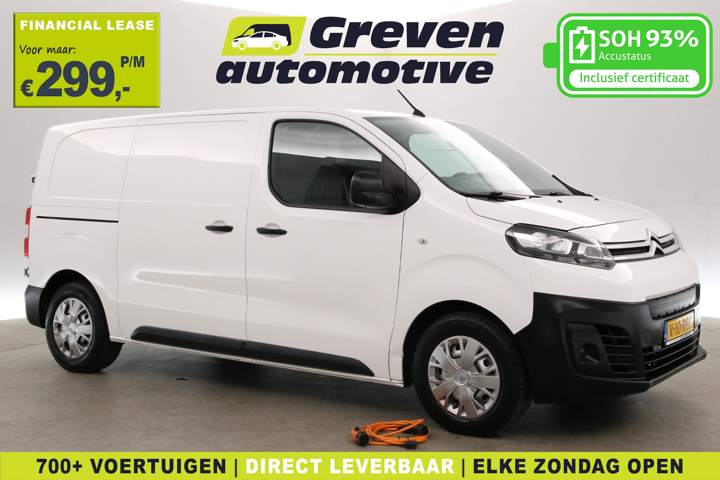 Citroën ë-Jumpy - 75 kWh L2H1 | Snelladen | SOH 93% | Airco | Cruise | Camera | Carplay | 3 Zits | Parkeerse - AutoWereld.nl