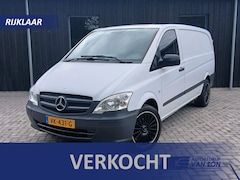 Mercedes-Benz Vito - 113 CDI 320 113CDI 190PK L2 MARGE 18Inch Leer Airco AMG-Look 100% Onderhouden Rijklaar