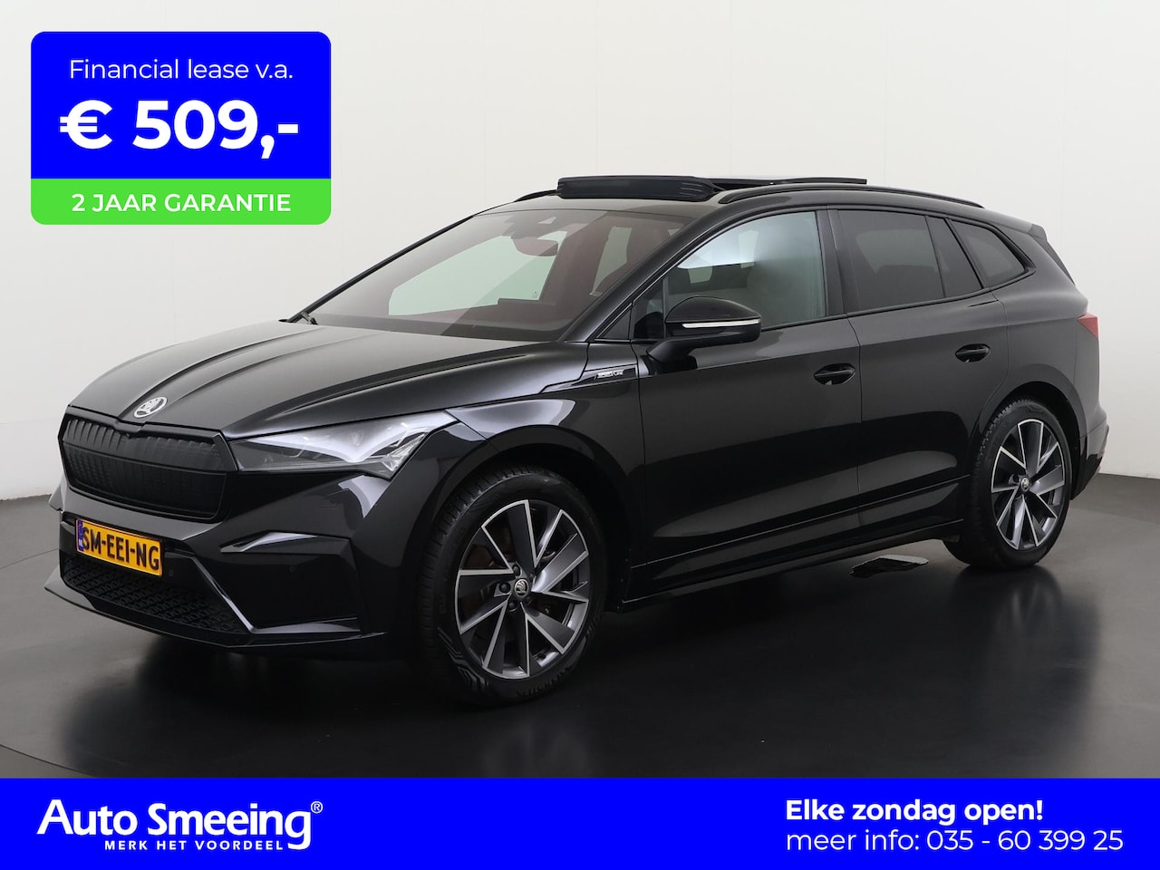 Skoda Enyaq iV - 80 Sportline | SOH 96% | Panoramadak | Trekhaak | Zondag Open! - AutoWereld.nl