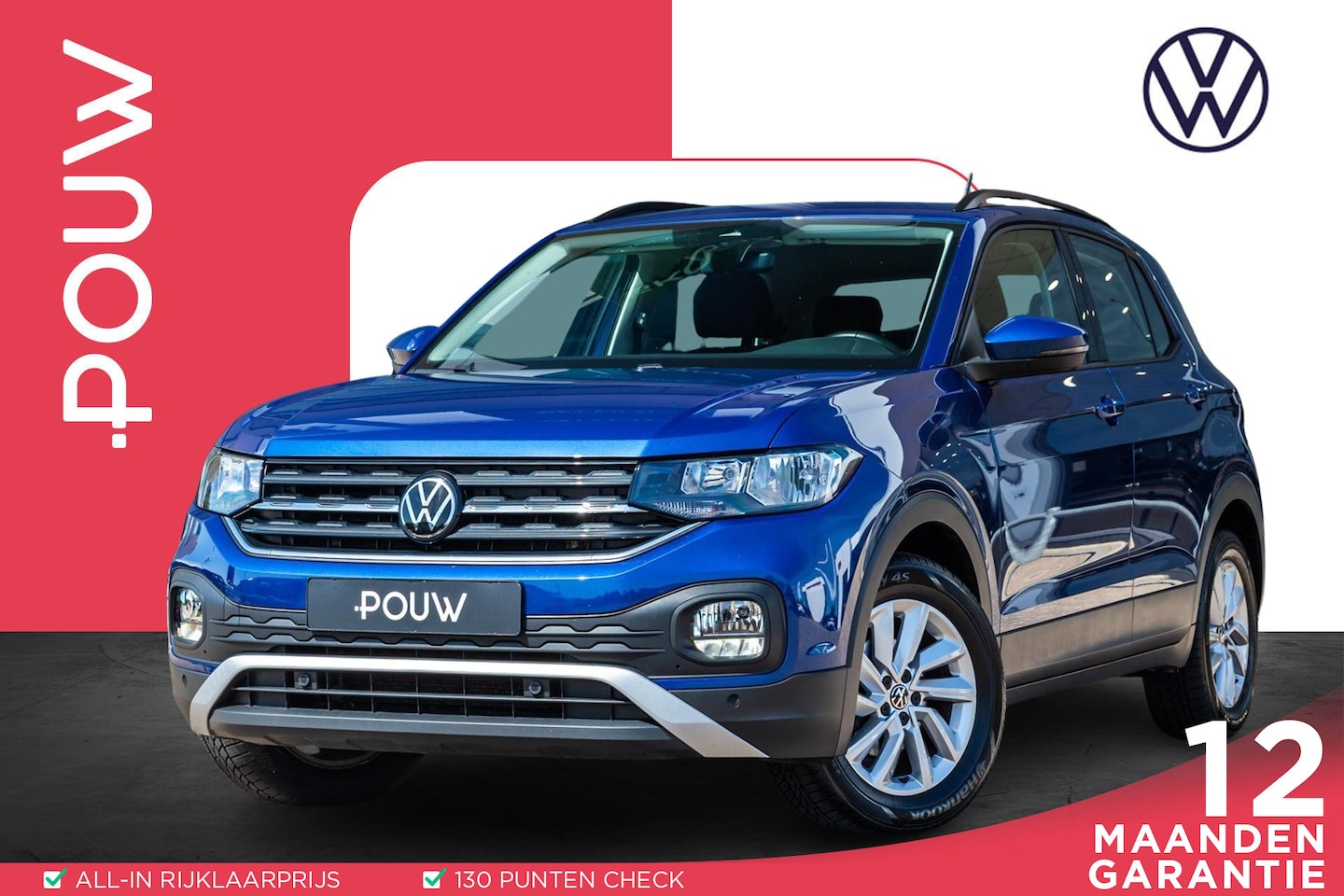 Volkswagen T-Cross - 1.0 TSI 110pk DSG Life | Navigatie | Carplay | PDC | Climate Control - AutoWereld.nl