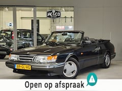 Saab 900 Cabrio - 2.0 SE Turbo 16V Zwart Leer - Nette Kap