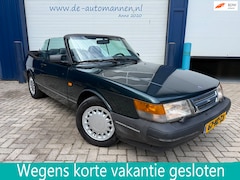 Saab 900 Cabrio - 2.0 ep Turbo 140pk / LEER / AIRCO / APK 10-27 / VOOR MEER INFO GRAAG BELLEN