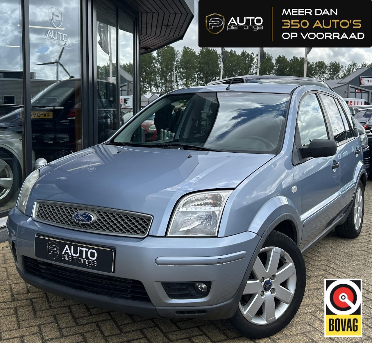 Ford Fusion - 1.4-16V Futura 79PK | Lage KM STAND | NL AUTO | Hoge instap | Airco | 2 Sleutels | Lederen - AutoWereld.nl