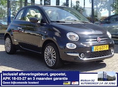 Fiat 500 C - 0.9 TwinAir Turbo Lounge 80 PK Cabrio Climate Navi LMV 16" Parkeersensoren Mistlampen 2e eig. NL auto