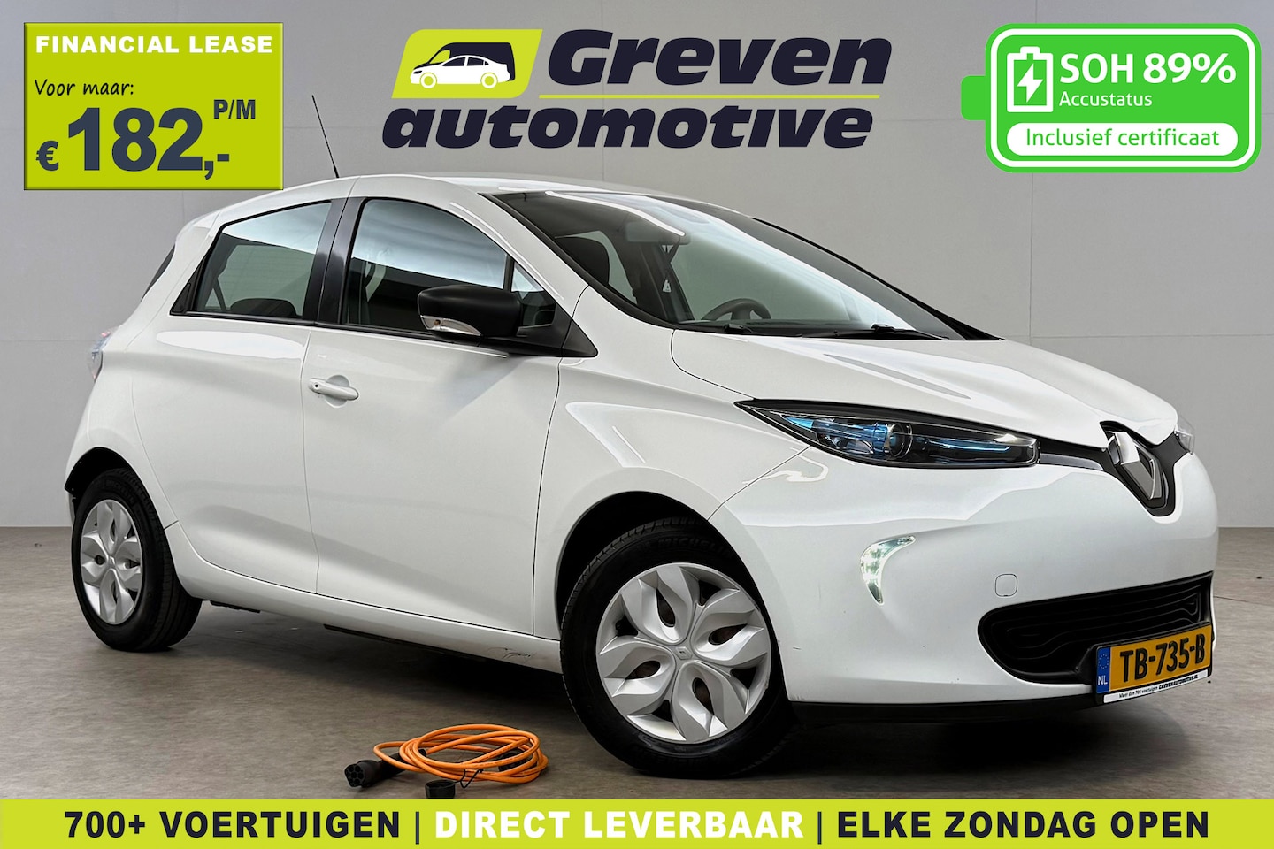 Renault Zoe - R90 41 kWh | Koopaccu | SOH 89% | Virtual | Cruise | Navi | LED | Parkeersens. | NAP - AutoWereld.nl