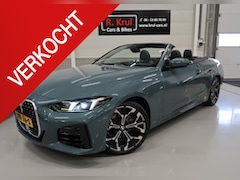 BMW 4-serie Cabrio - 420i High Executive M-Sport Sportstoelen Camera Curved dash Navigatie Airco-ecc 19 inch Sp
