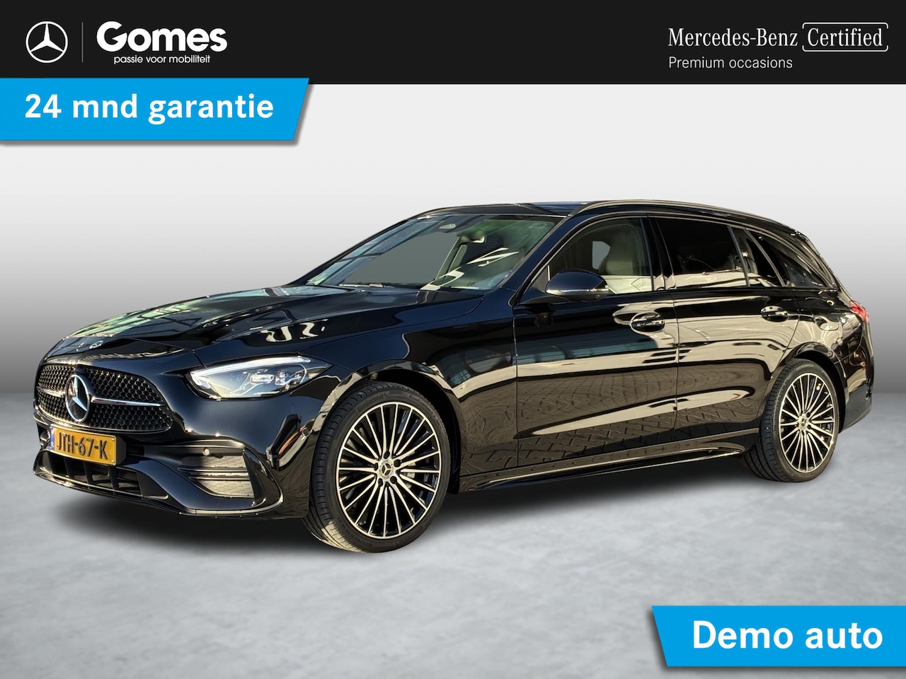 Mercedes-Benz C-klasse Estate - 300 e Business Solution AMG | Night Pakket | Panoramadak | 360° Camera | Dodehoekassistent - AutoWereld.nl