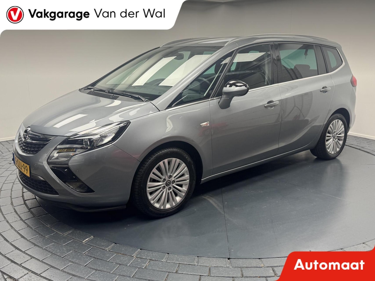 Opel Zafira Tourer - 1.6i Cosmo Automaat-Trekhaak-Navigatie-Cr.contr-Clima-Parkeersensoren-Lm17''velgen - AutoWereld.nl
