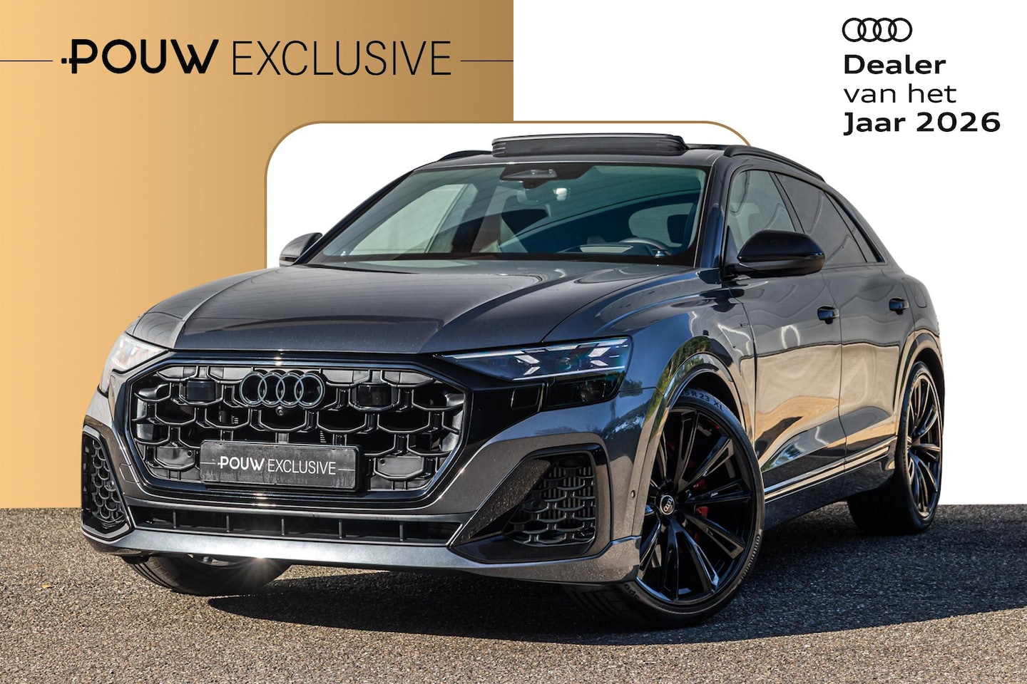 Audi Q8 - 60 TFSIe 489pk PHEV Quattro Pro Line S Competition | Panoramadak | Vierwielbesturing - AutoWereld.nl