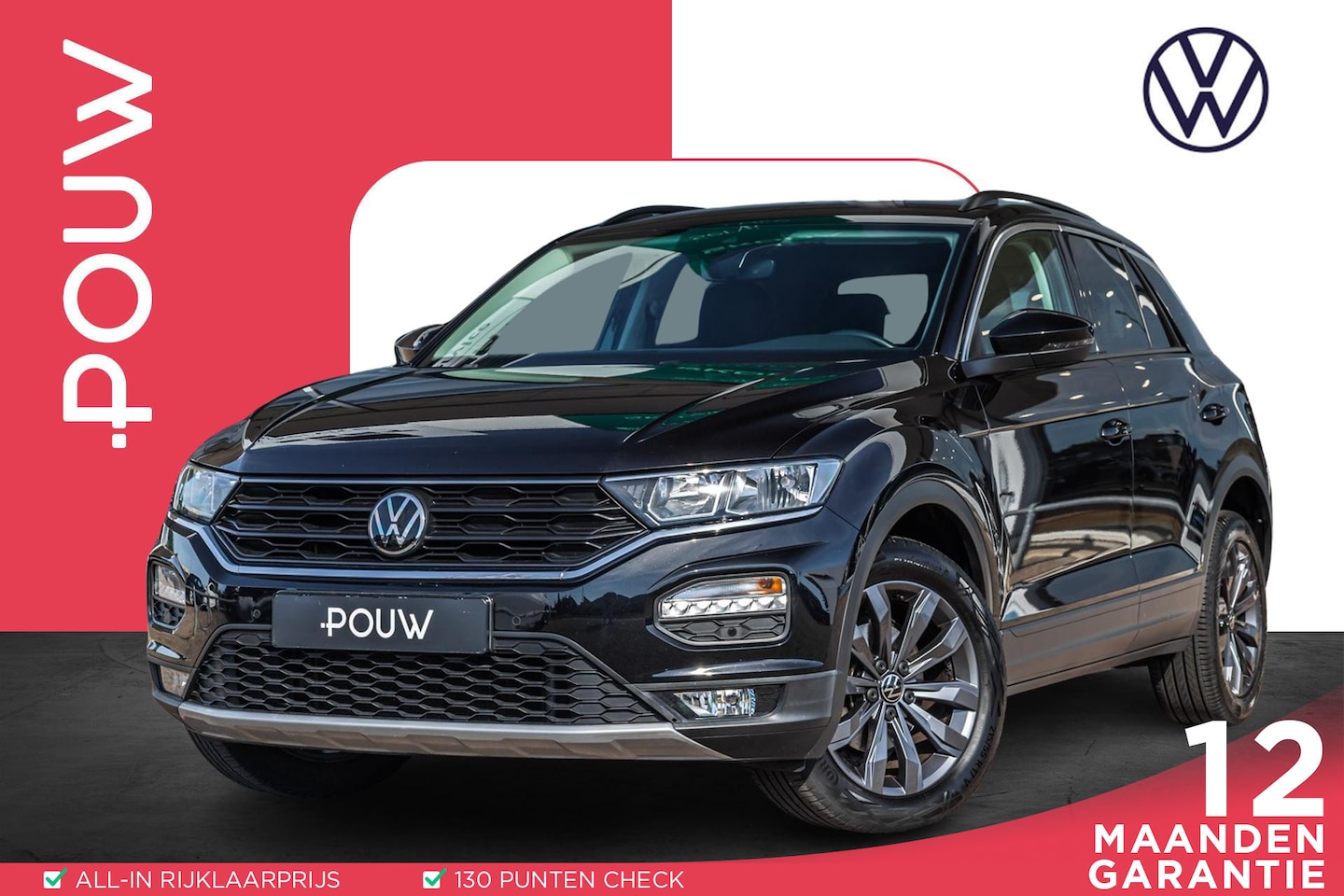 Volkswagen T-Roc - 1.0 TSI 110pk Style | Carplay | Adaptive Cruise | PDC | Climate control - AutoWereld.nl