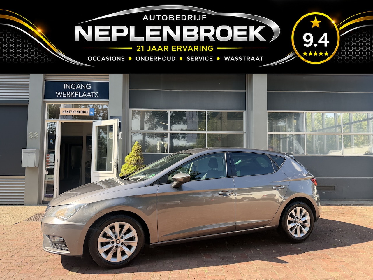 SEAT Leon - 1.0 EcoTSI Style Business Intense Automaat 2017 Navi,16Inch,Cv,Cruise - AutoWereld.nl