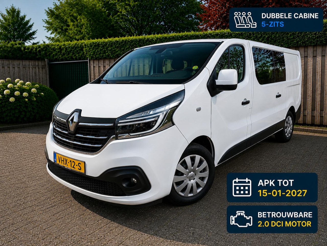 Renault Trafic - 2.0 dCi 120 T29 L2H1 DC Work Edition AIRCO | CRUISE CONTROL - AutoWereld.nl