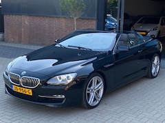 BMW 6-serie Cabrio - 640i NIEUWSTAAT LEER MEMORY NAVI XENON CAMERA CRUISE CLIMA KEYLESS PDC