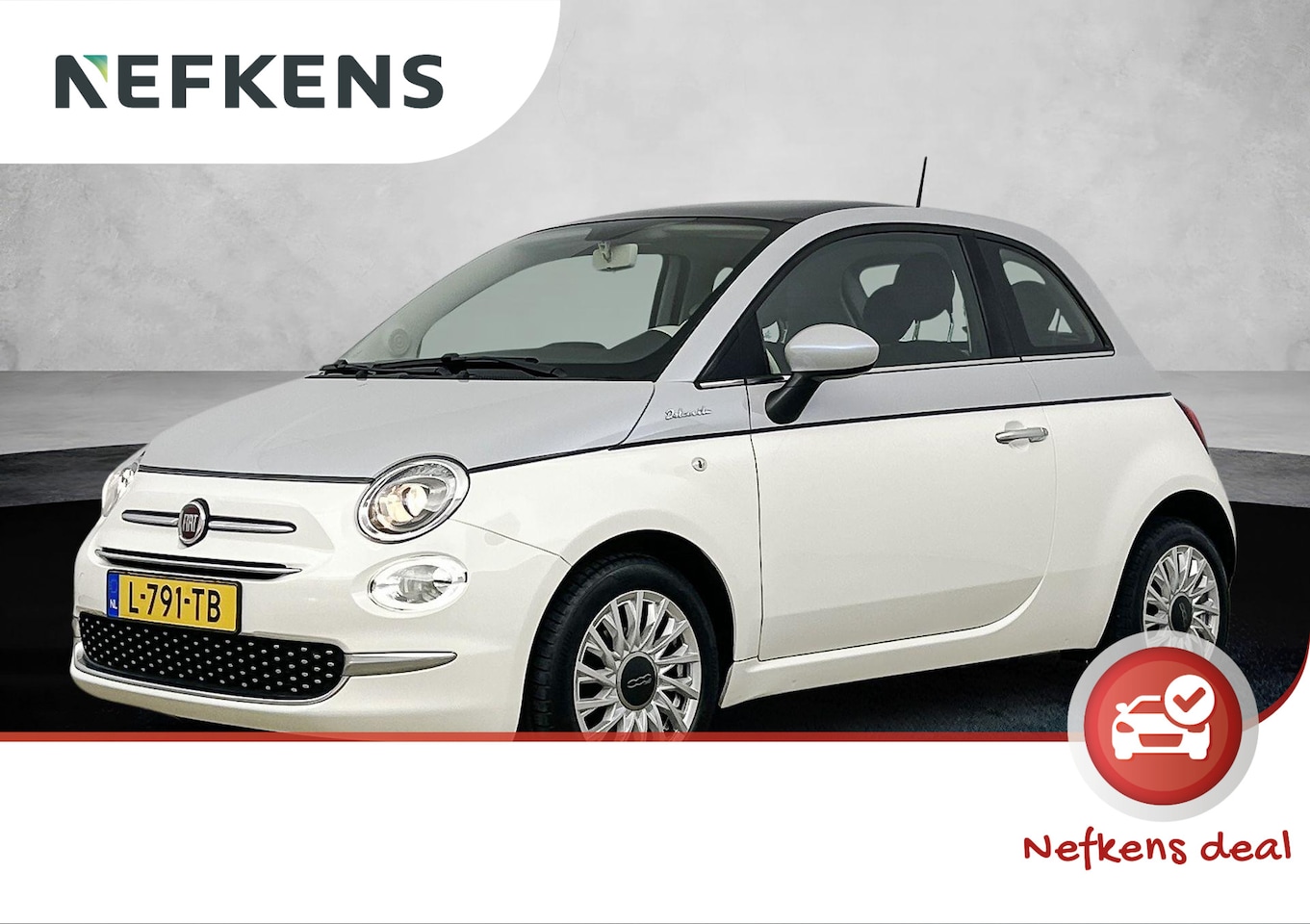 Fiat 500 - 1.0 Hybrid 70pk Dolcevita | Panoramadak | Climate Control | Apple Carplay / Android Auto | - AutoWereld.nl
