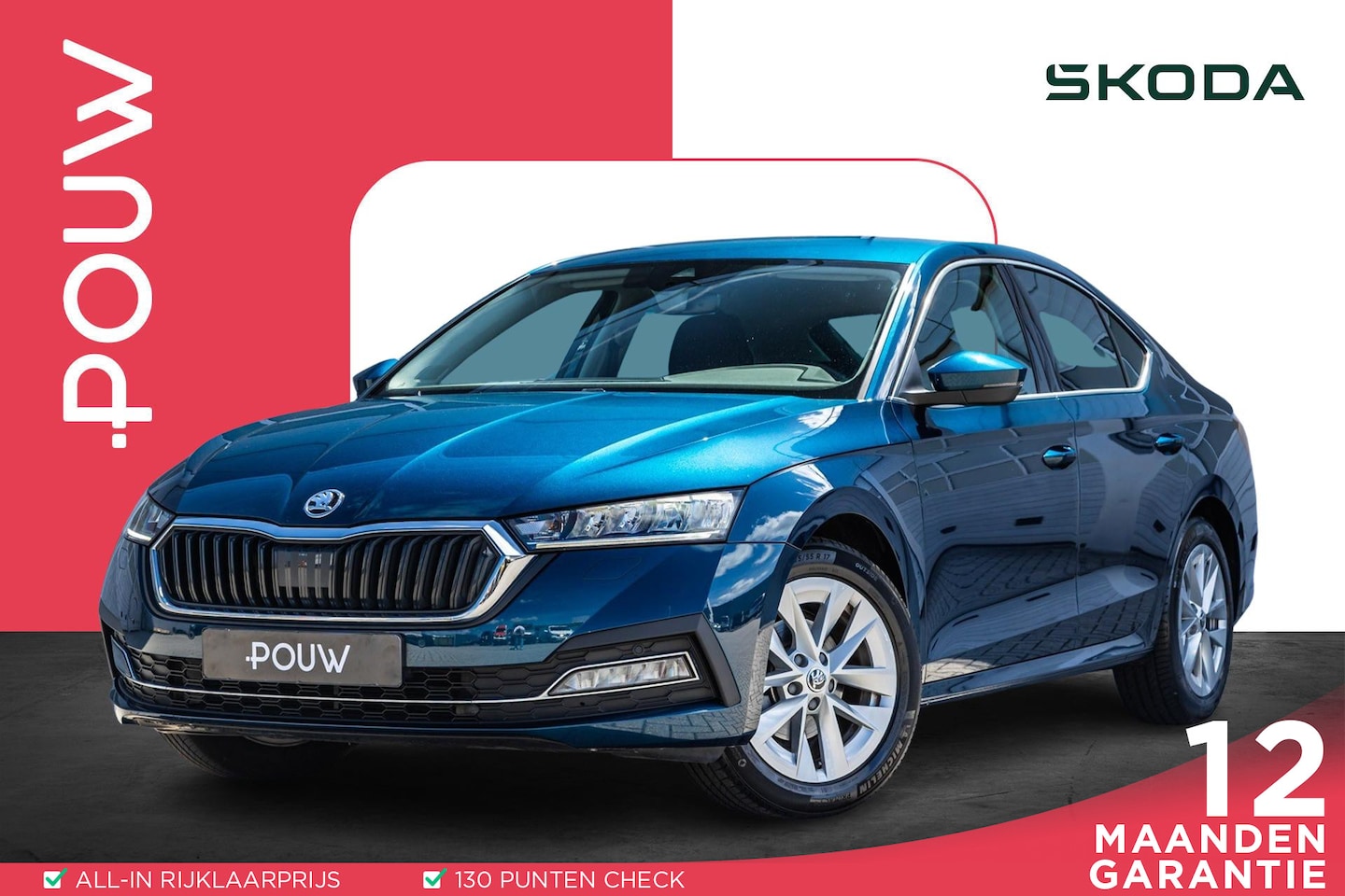 Skoda Octavia - 1.0 TSI Business Edition Plus 110pk | Trekhaak | App Connect | Parkeersensoren - AutoWereld.nl