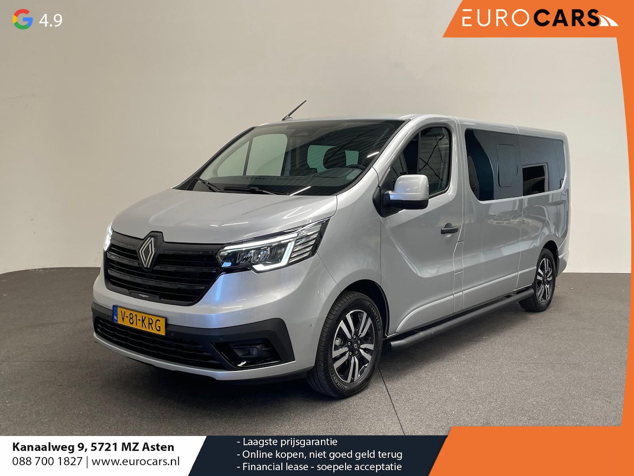 Renault Trafic - 2.0 Blue dCi 170PK L2H1 Dubbele Cabine Anniversary Trekhaak Navigatie Apple Carplay Androi - AutoWereld.nl