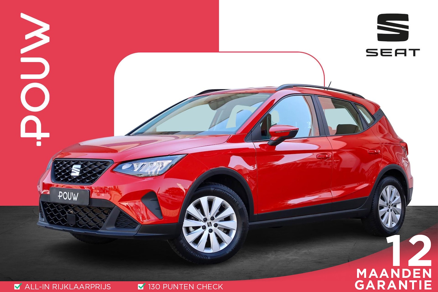 SEAT Arona - 1.0 EcoTSI 95pk Reference | Parkeersensor | Cruise Control | Apple Carplay/Android Auto - AutoWereld.nl