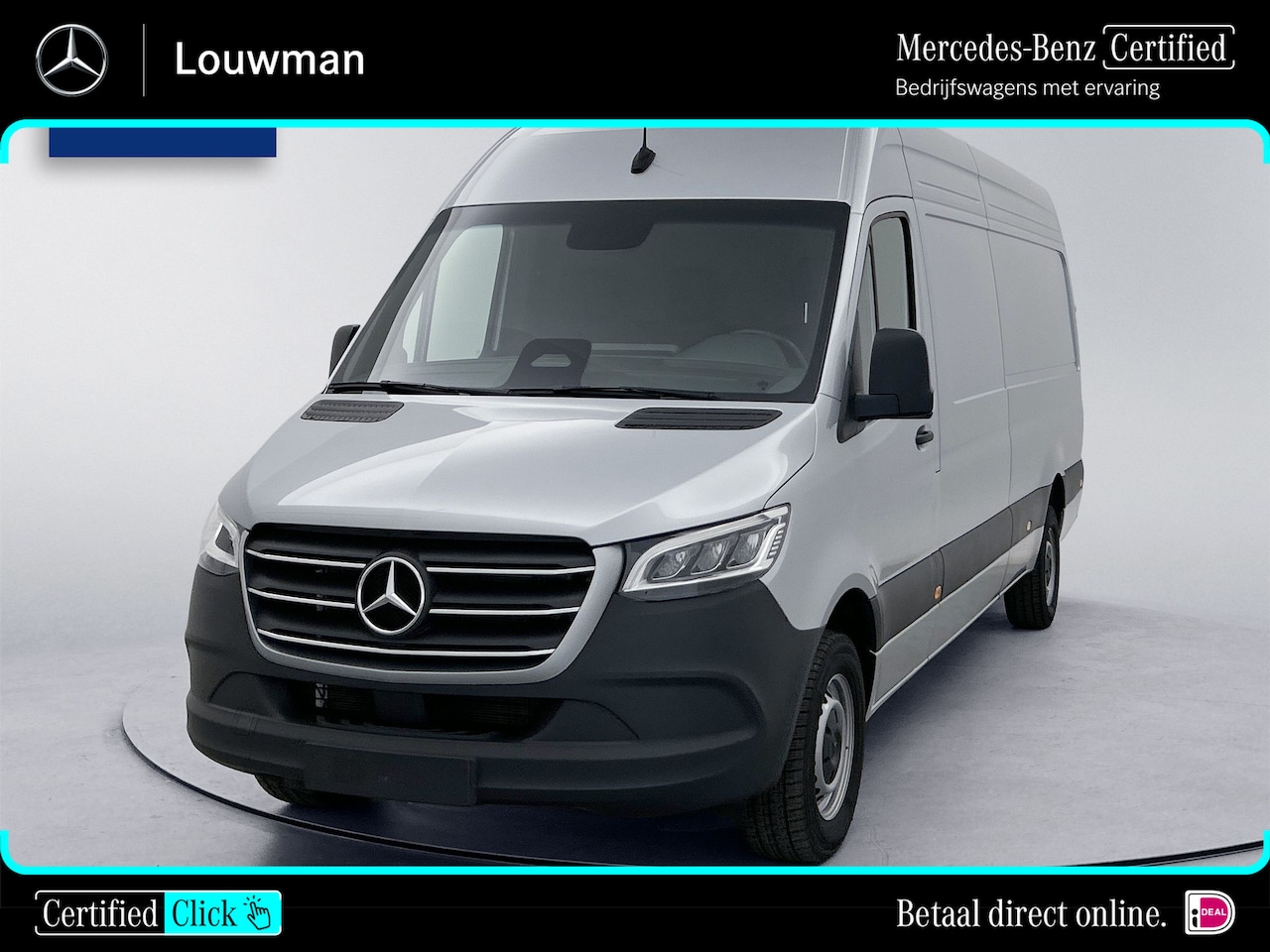 Mercedes-Benz Sprinter - 317 CDI L3H2 Pro Distronic Elektrische Schuifdeur Trekhaak Betimmering Navigatie Carplay - AutoWereld.nl