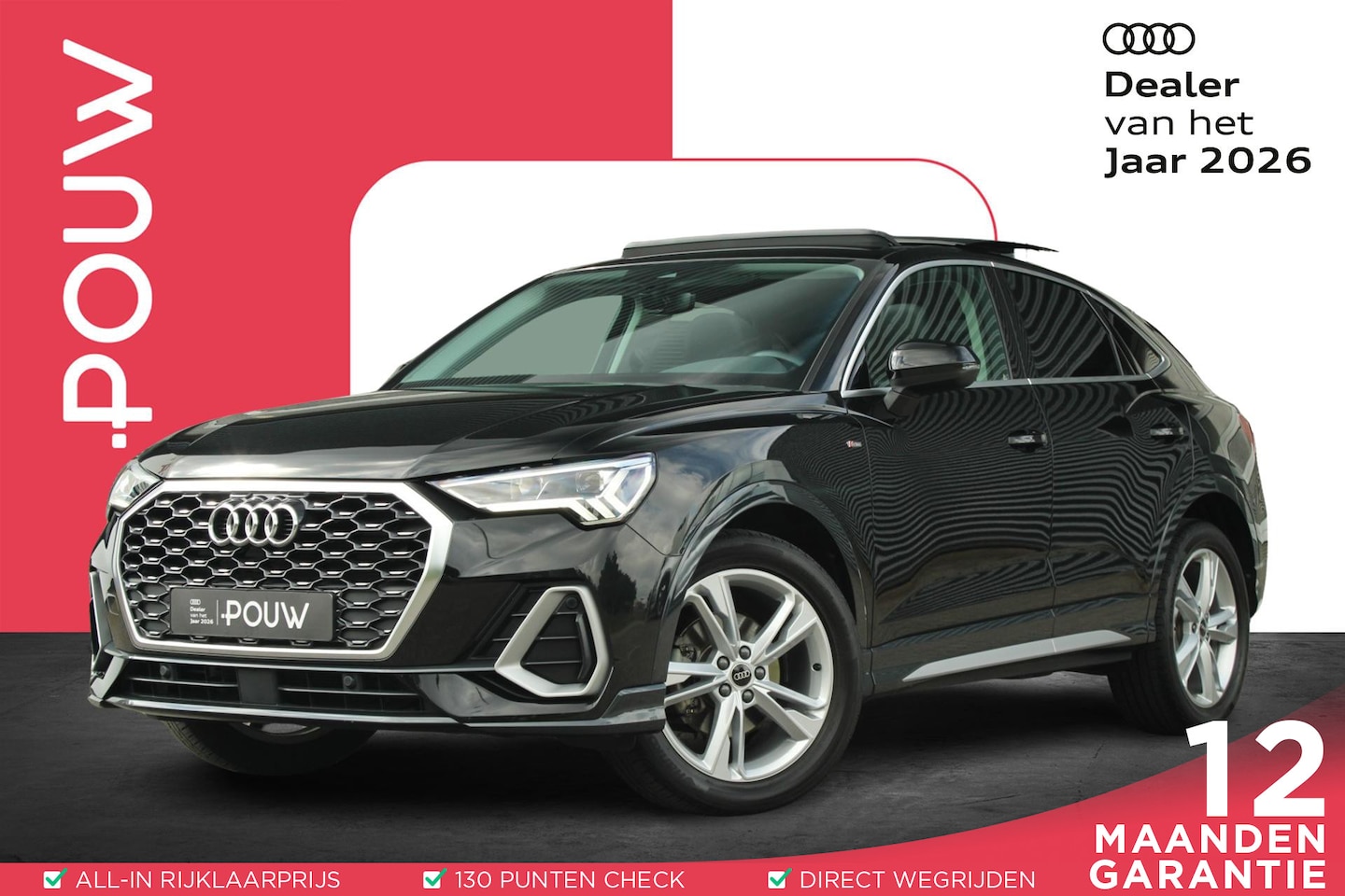 Audi Q3 Sportback - 35 TFSI 150pk S-tronic Edition | Panoramadak | Achteruitrijcamera | Stoelverwarming | Clim - AutoWereld.nl
