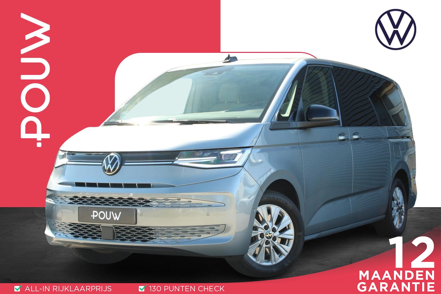 Volkswagen Multivan - 1.4 218pk eHybrid L2H1 Life | SoH 96% | Panoramadak | Trekhaak | Adaptive Cruise - AutoWereld.nl