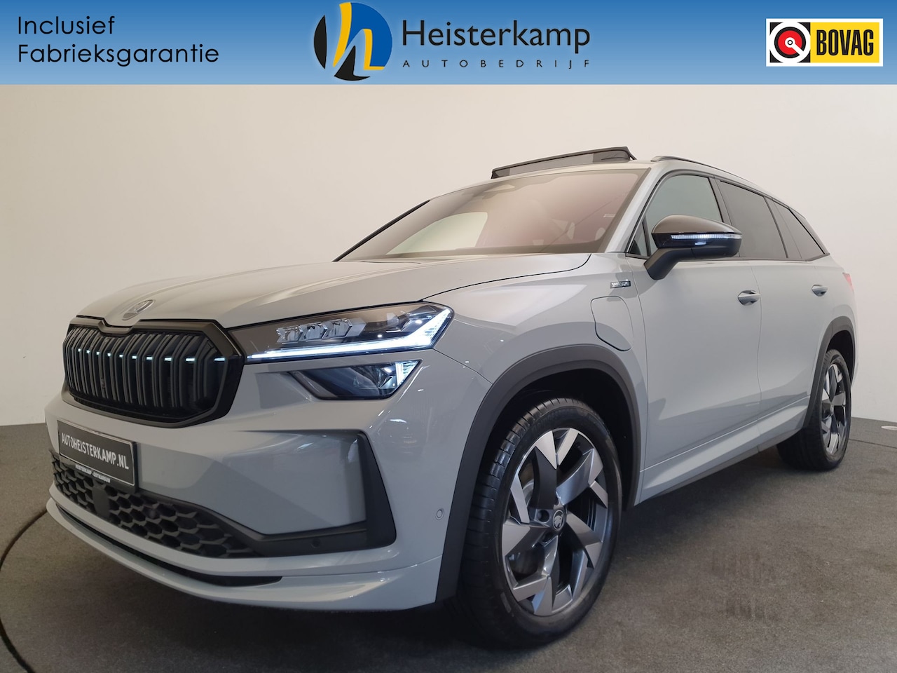 Skoda Kodiaq - 1.5 TSI PHEV DSG/AUT 204pk Sportline Wegklapbare trekhaak, Panoramadak, Canton - AutoWereld.nl