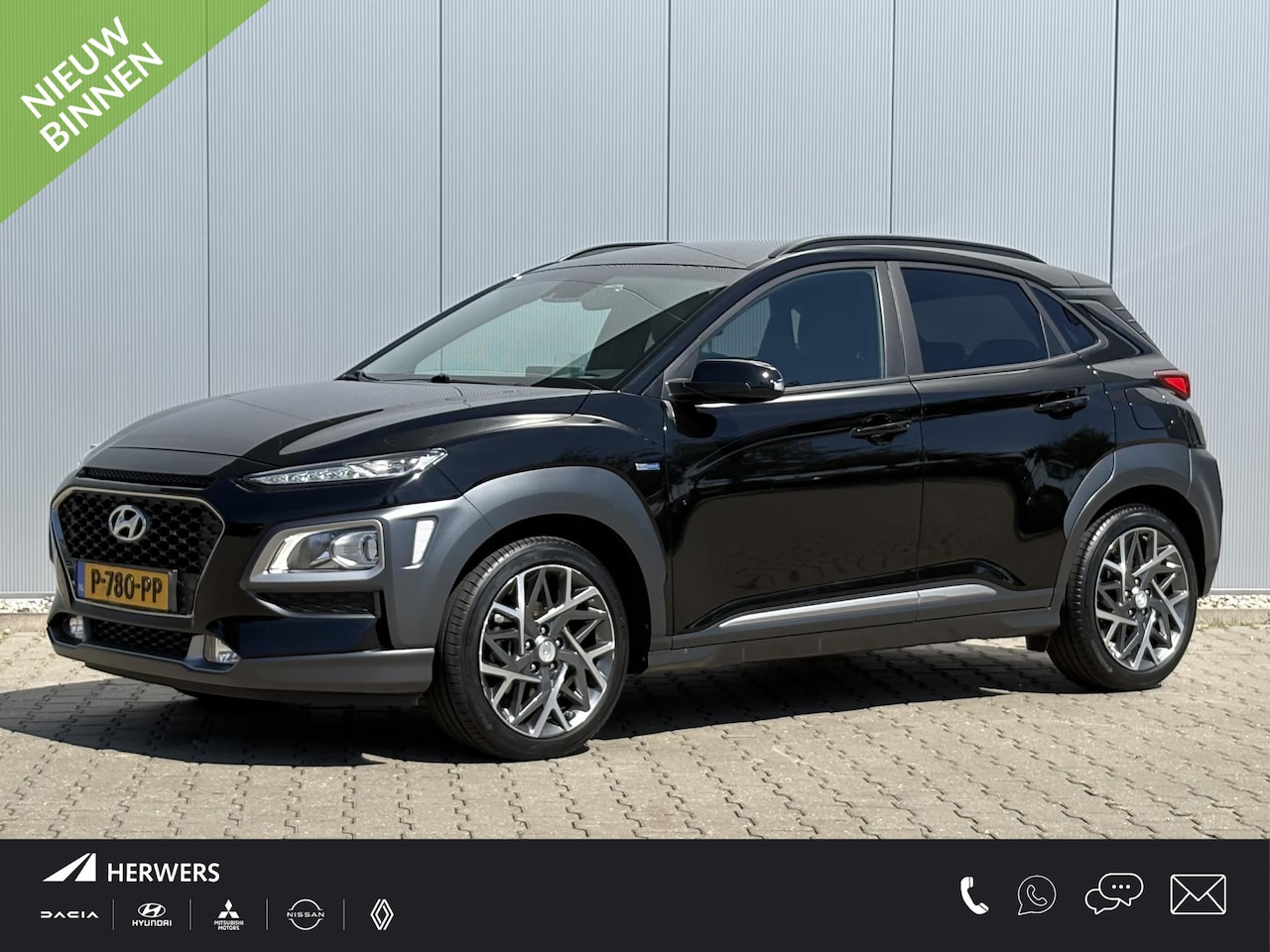 Hyundai Kona - 1.6 GDI HEV Fashion / Navigatie / Airco / Cruise Control / Heads up display / Appl Carplay - AutoWereld.nl
