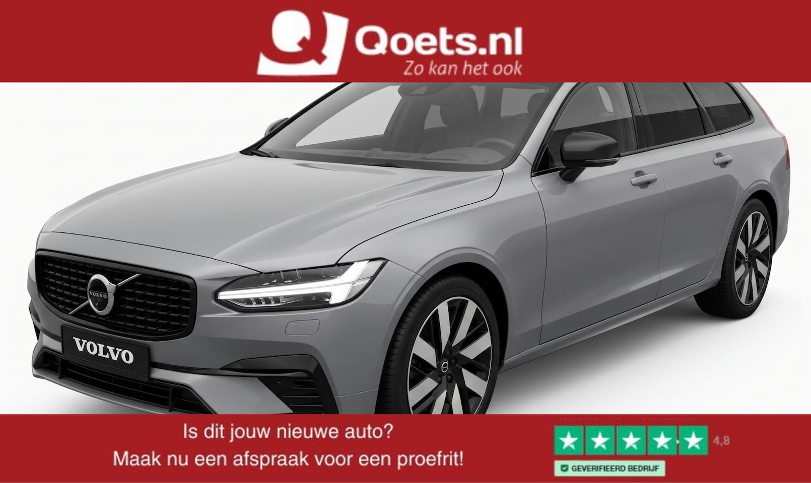 Volvo V90 - 2.0 T6 Plug-in hybrid AWD Plus Dark Trekhaak - Adaptieve Cruise Control - Harman Kardon - - AutoWereld.nl
