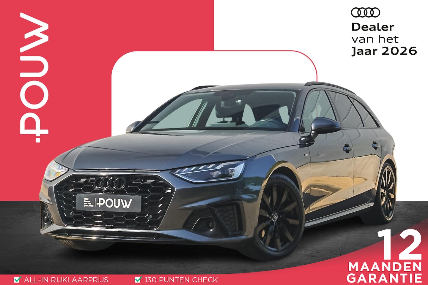 Audi A4 Avant - 35 TFSI 150pk MHEV S Edition | Trekhaak | Sportonderstel | Smartphone Interface | - AutoWereld.nl