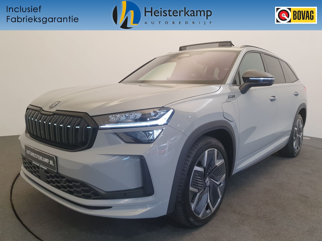 Skoda Kodiaq - 1.5 TSI PHEV DSG/AUT 204pk Sportline Business Wegklapbare Trekhaak, Panoramadak, Camera - AutoWereld.nl