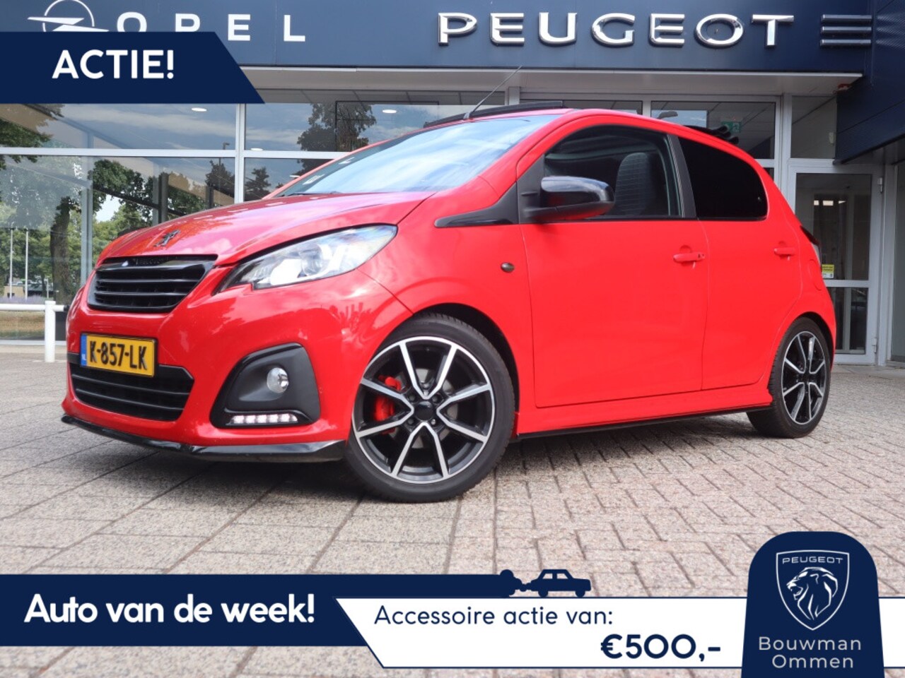 Peugeot 108 - *Auto van de Week!* Allure TOP! 1.0 e-VTi 72pk 5D, Rijklaarprijs, Keyless entry & start Ap - AutoWereld.nl