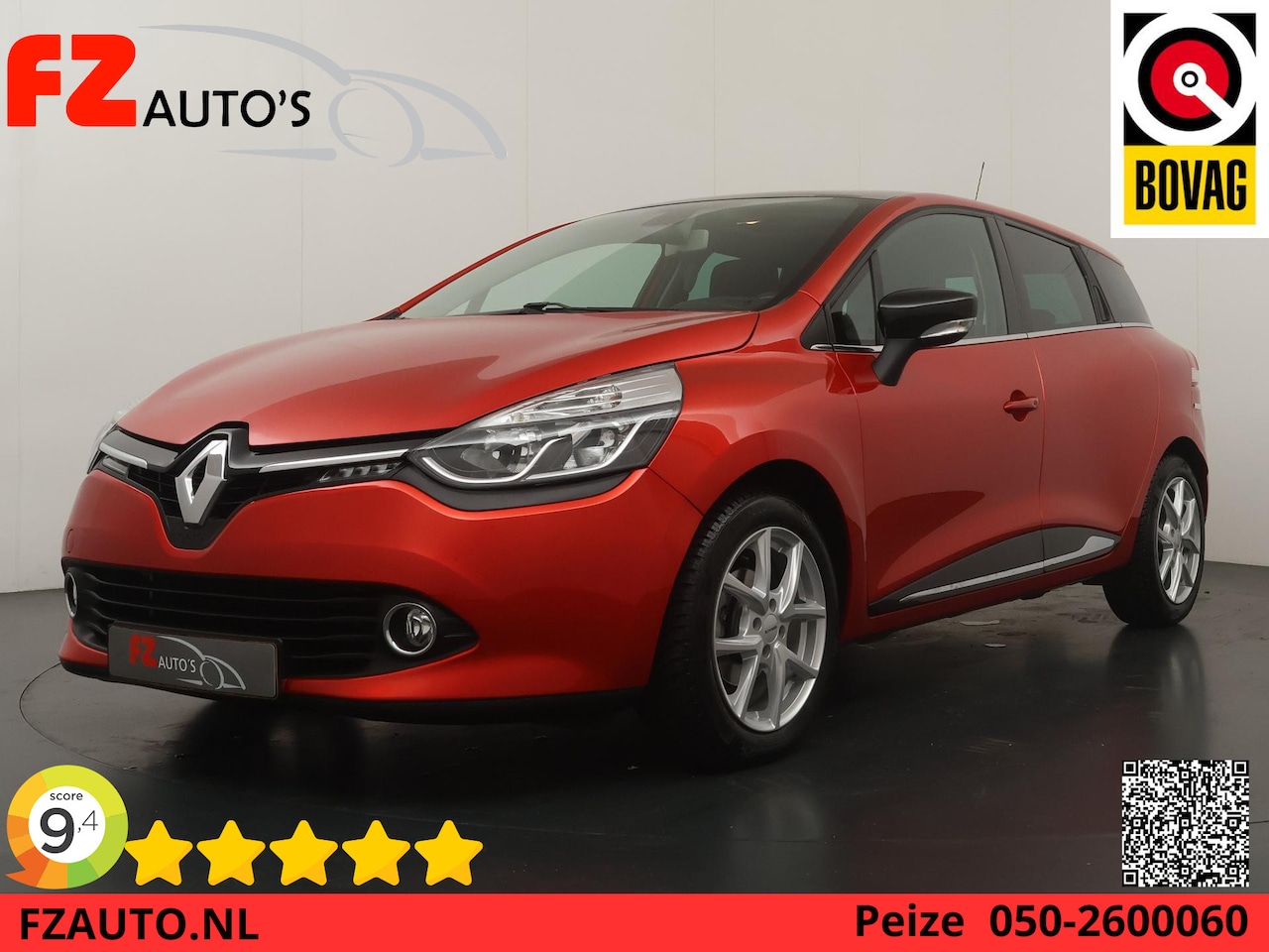 Renault Clio Estate - 1.2 Dynamique Automaat - Panoramadak - Navigatie - Cruise Control - Trekhaak - AutoWereld.nl
