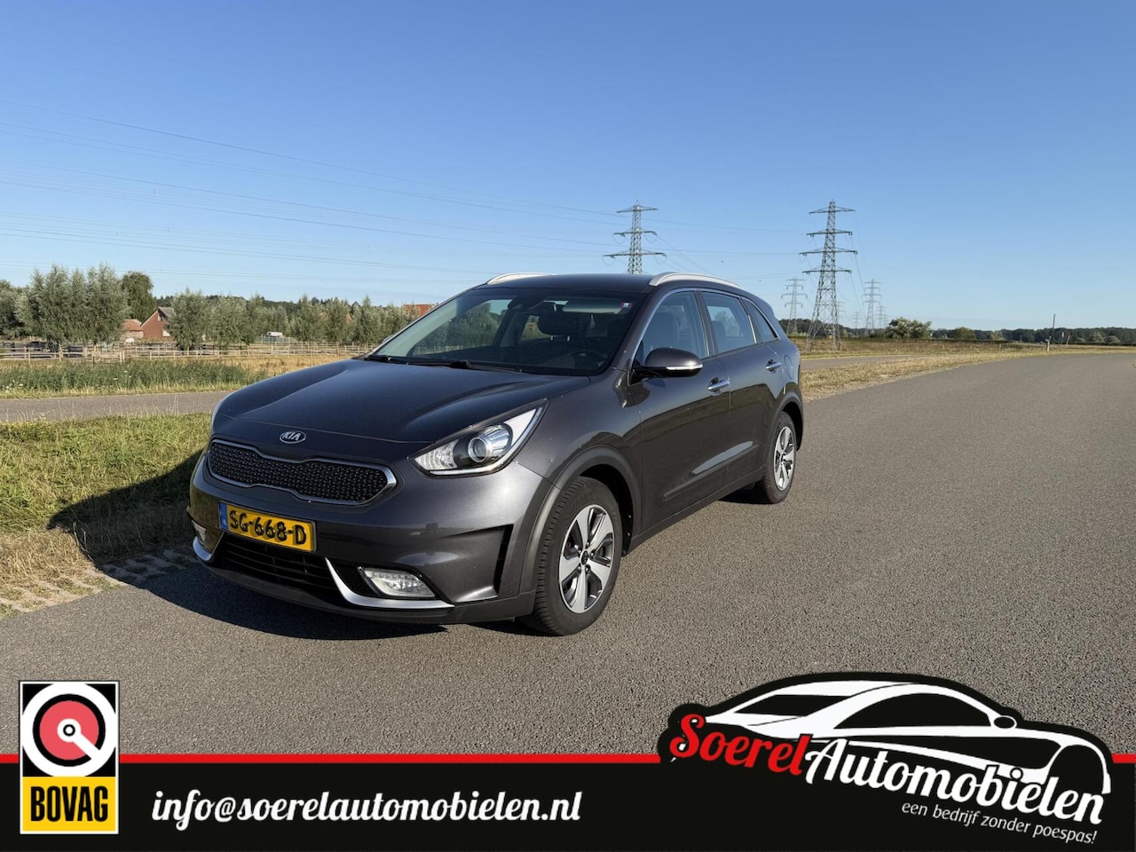Kia Niro - 1.6 GDi Hybrid DynamicLine 106899km dealer onderh - AutoWereld.nl
