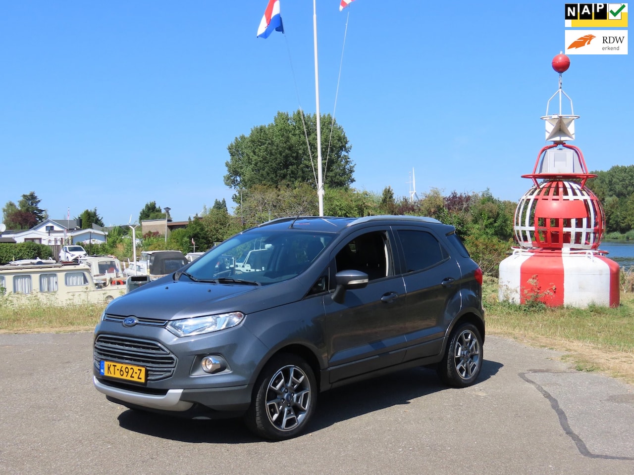 Ford EcoSport - 1.0 EcoBoost Titanium *Navi *Cruise *Keyless *Stoelverwarming - AutoWereld.nl