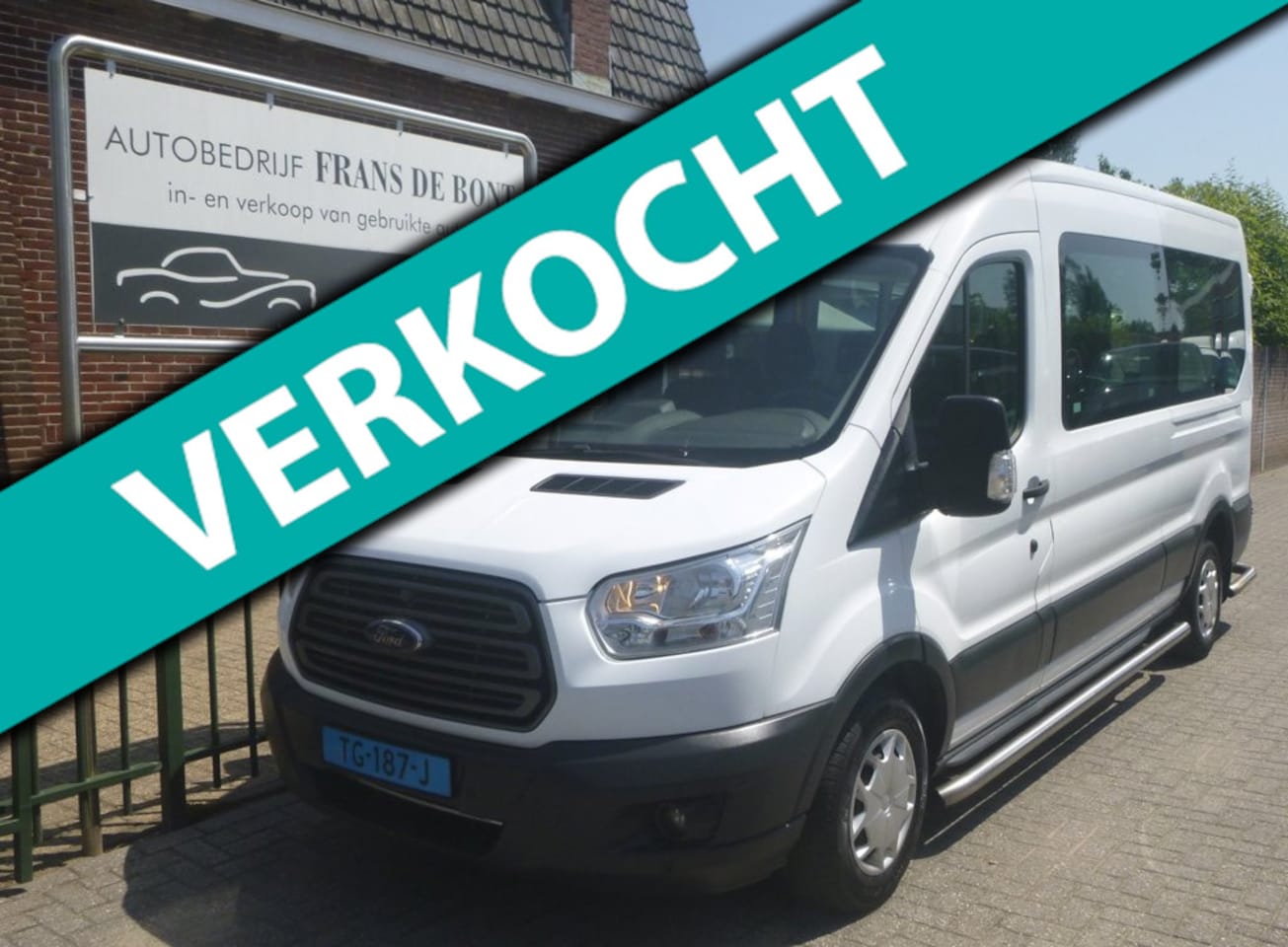 Ford Transit Kombi - 310 2.0 TDCI L3H2 Trend AIRCO 9 PERSOONS € 9950 EX BTW - AutoWereld.nl