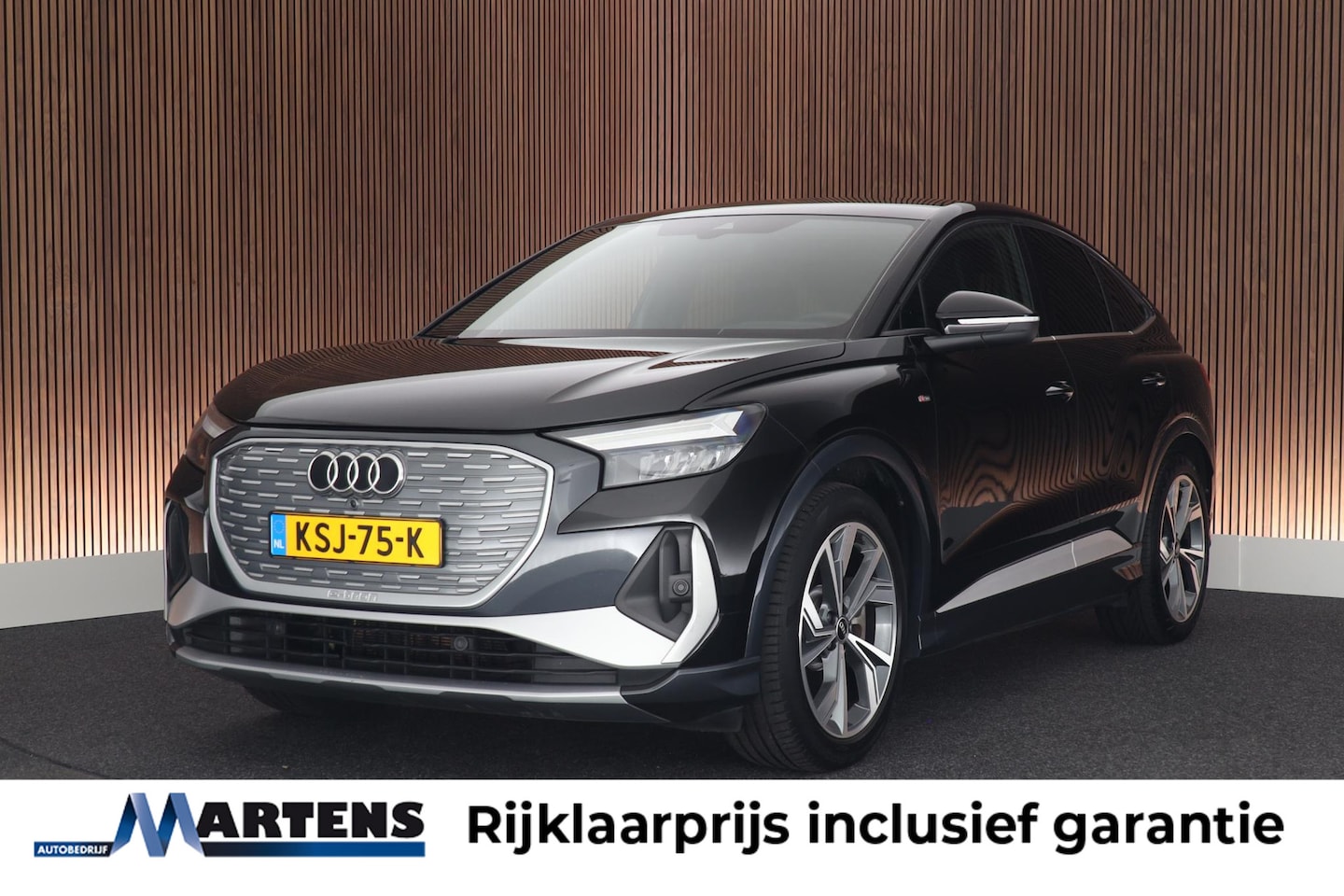 Audi Q4 Sportback e-tron - 40 204pk S Edition 77 kWh SOH 91% Stoelverwarming Camera HUD Keyless ACC - AutoWereld.nl