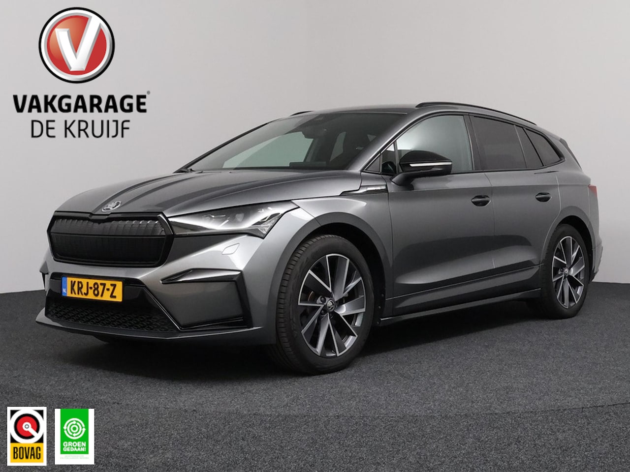 Skoda Enyaq iV - 60 Sportline SoH 96,3% | ACC | Sportstoelen | Carplay | Crystal Lighting! - AutoWereld.nl