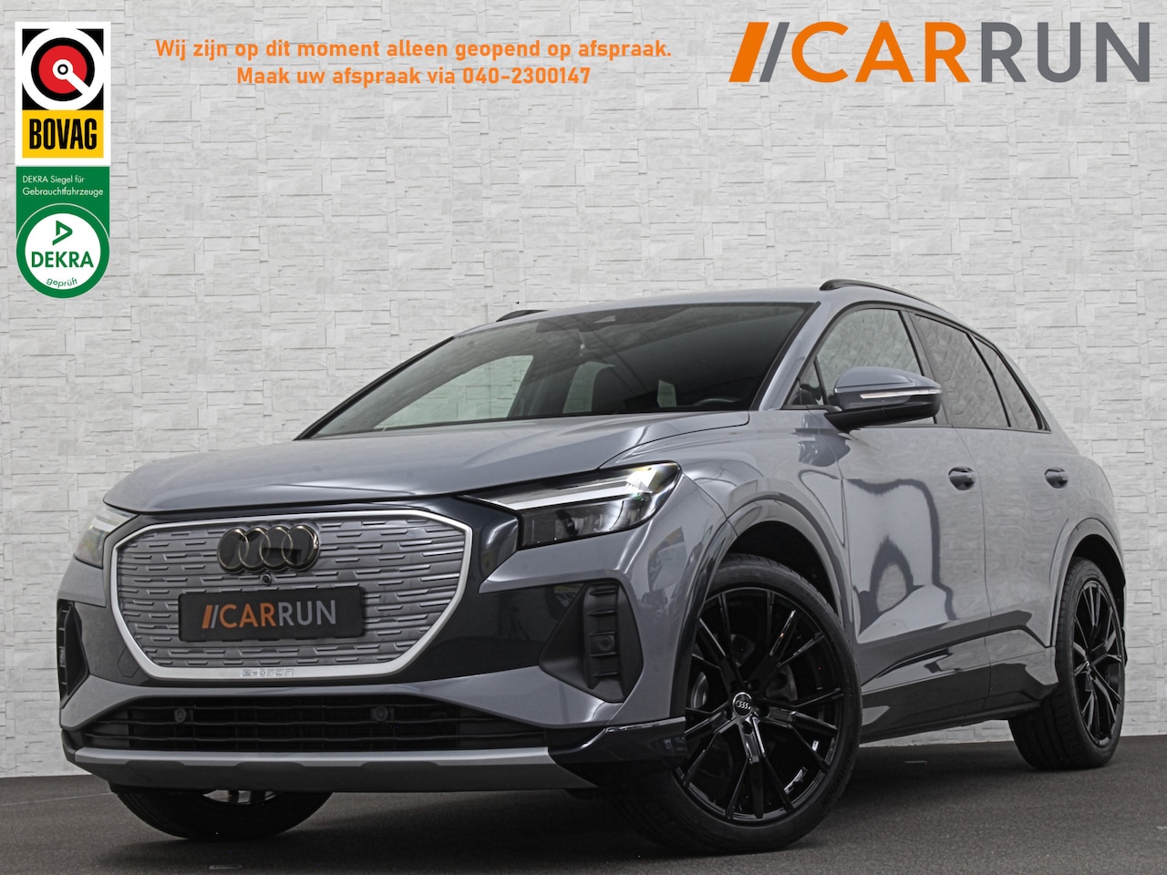 Audi Q4 e-tron - 40 204PK 77 kWh | #RS-Leder | Uniek-Interieur | ACC | Sportstoelen | Getint Glas | MMI+ | - AutoWereld.nl
