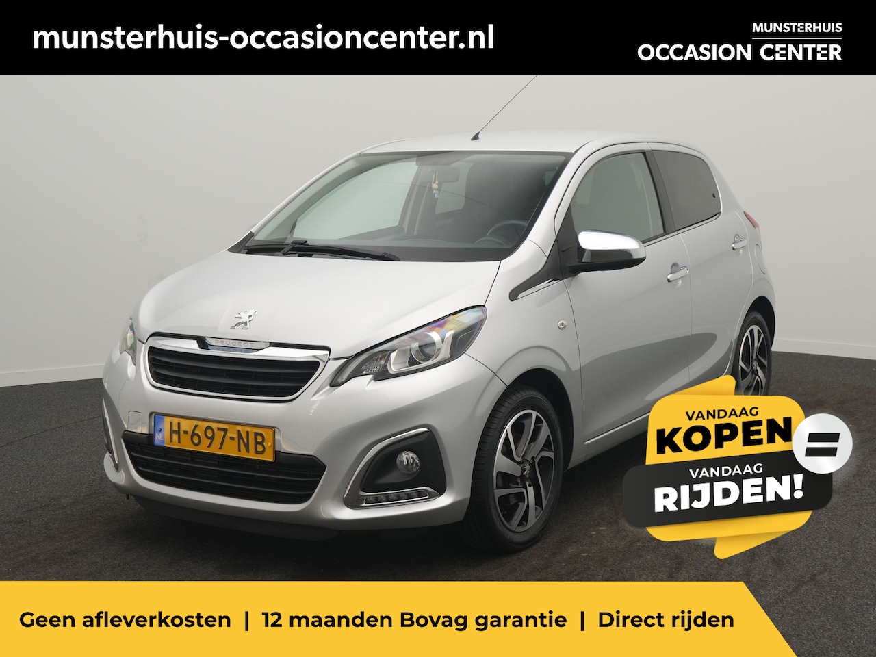 Peugeot 108 - 1.0 e-VTi Allure - RIJKLAARPRIJS - Lage Kilometerstand - NAP - Achteruitrijcamera - Apple - AutoWereld.nl
