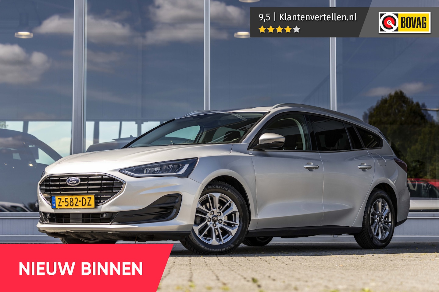 Ford Focus Wagon - 1.0 EcoBoost Hybrid Titanium | Carplay | Cruise | NL Auto - AutoWereld.nl