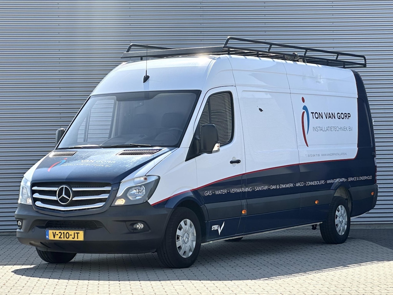 Mercedes-Benz Sprinter - 414 2.2 CDI 432L L3H2 nette bus! Airco|Cruise trekhaak 3500kg - AutoWereld.nl