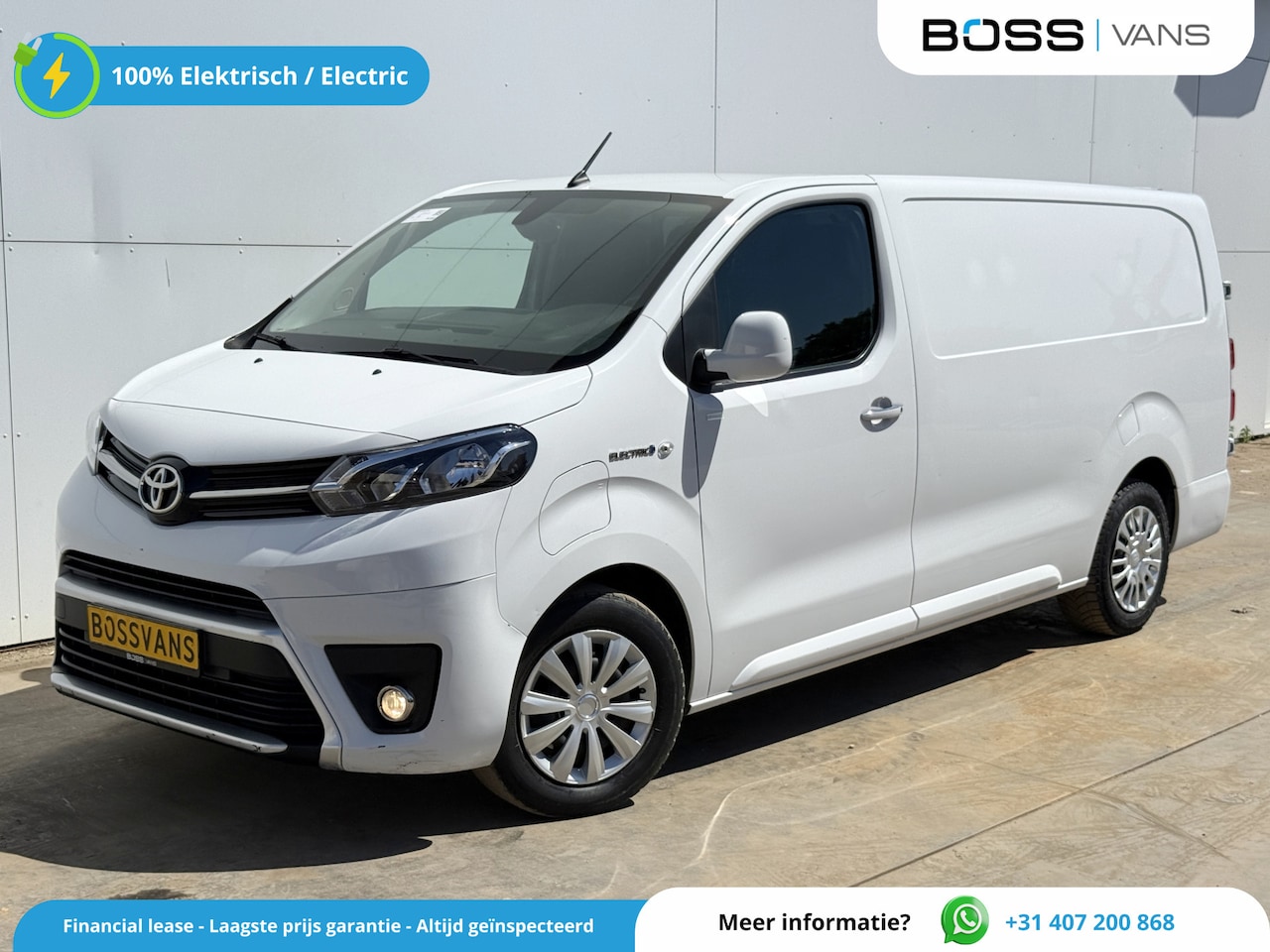 Toyota ProAce - Toyota Electric 75kWh 136PK L2 Elektrisch 93.0% (SOH) 330km WLTP Cruise Control Climate Co - AutoWereld.nl