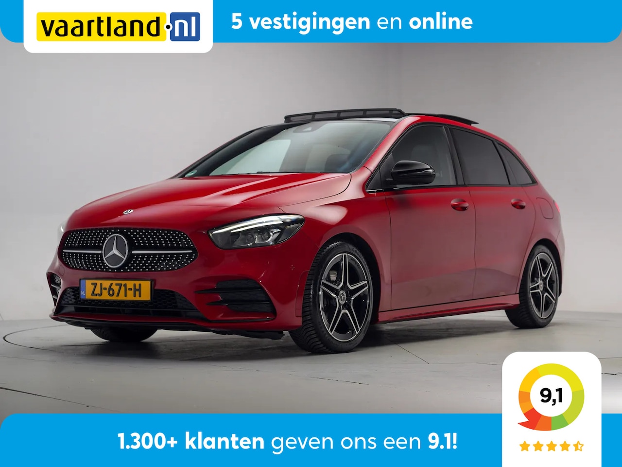 Mercedes-Benz B-klasse - 200 AMG-Line Night Aut. [ Panorama LED Navi Camera] - AutoWereld.nl