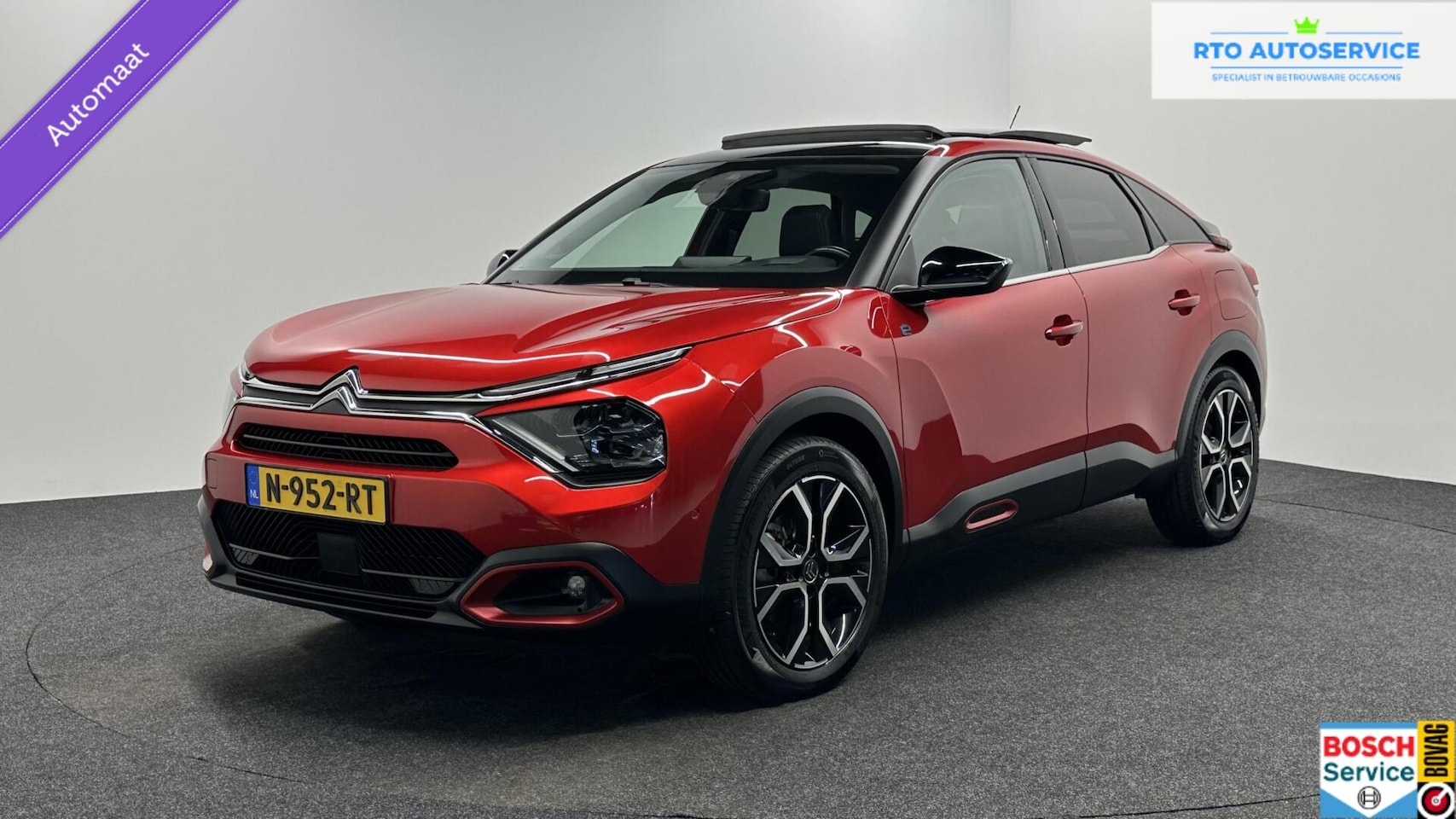 Citroën Ë-C4 - Shine 50 kWh 90% SOH PANO LEER CARPLAY HEAD UP ADAPTIEF CRUISE NAVI. - AutoWereld.nl